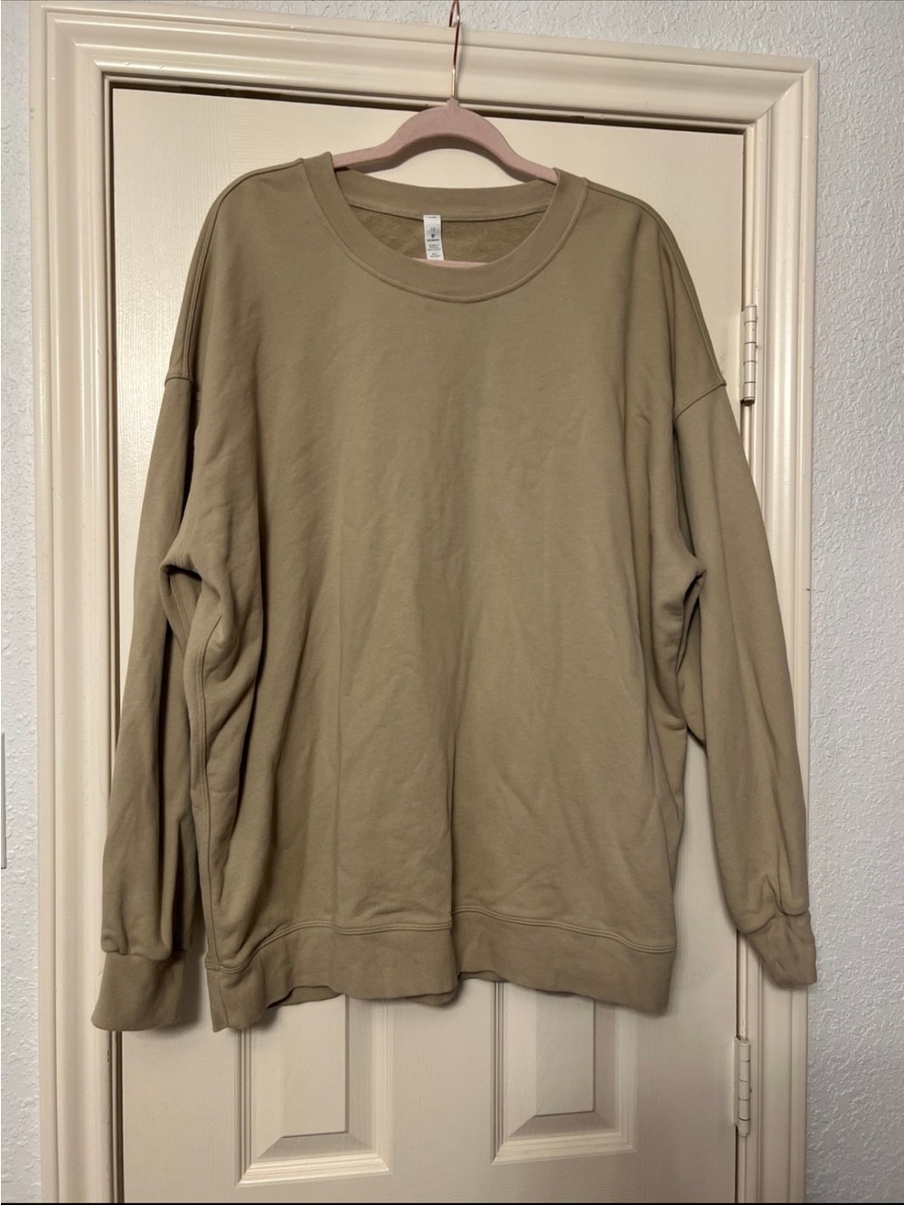 lululemon athletica Tan Crewneck Sweatshirt